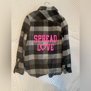 Spread Love Zumba Flannel Shirt